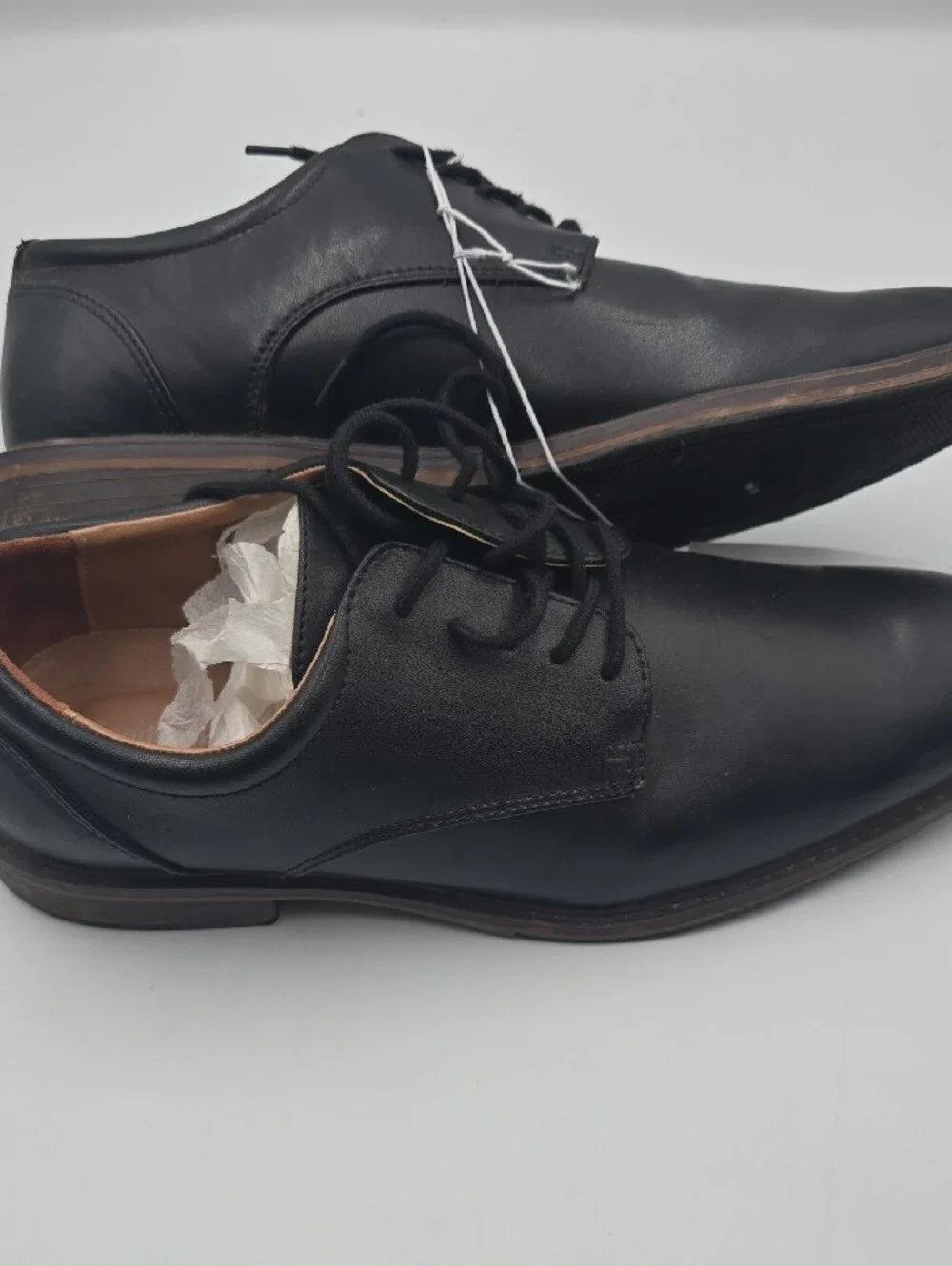 Goodfellow & Co Black Leather Derby Dress Shoes